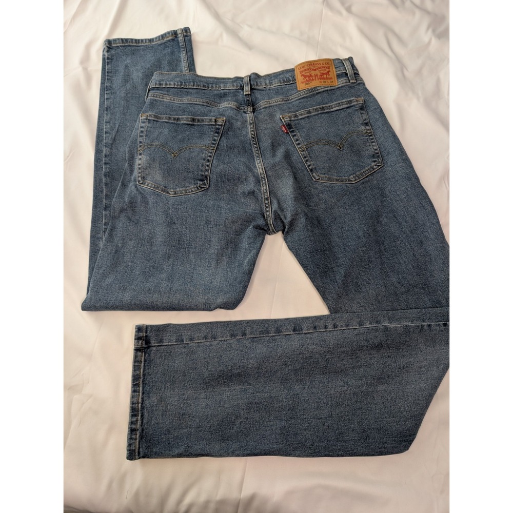 Levi's 505 Men's Regular Fit Jeans Light Stonewashed 36x34 5052669 NWT